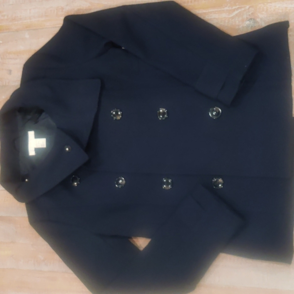 H&M Navy Blue  Pea‎ Coat